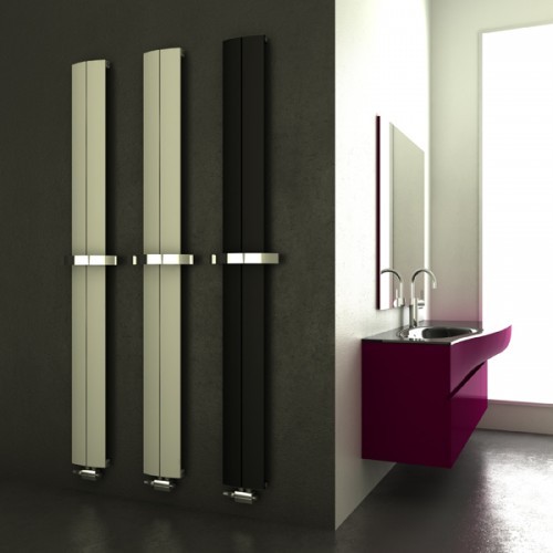 Nixie aluminium designradiator voor badkamer en keuken