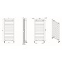 RVS radiator Basic Inox afmetingen