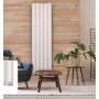 Vanity verticale elektrische wand design radiator in mat wit of mat zwart