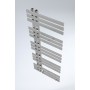 handdoekradiator verona in chroom en wit